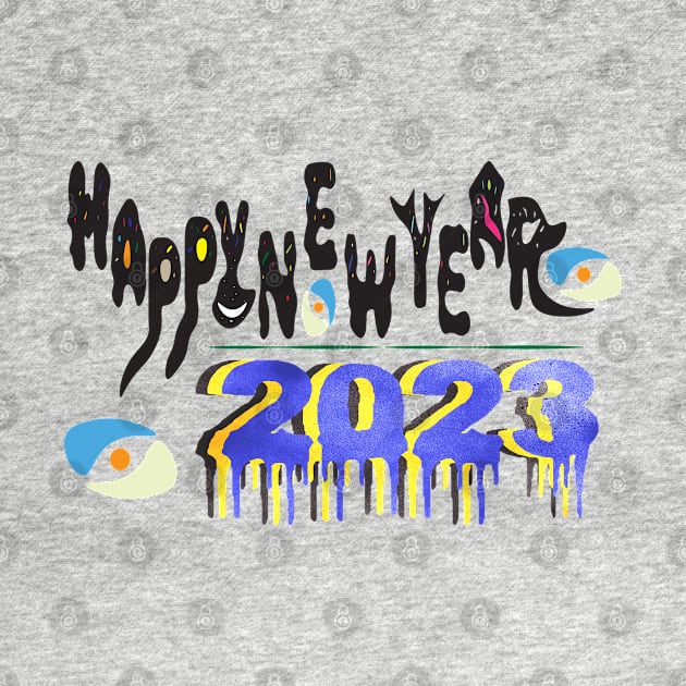 2023 Happy New Year Shirt. by Rocky King